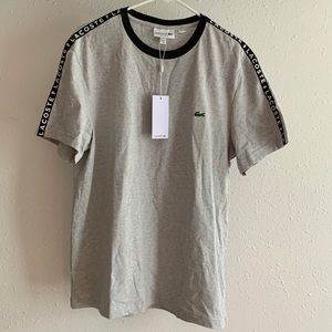 NWT Lacoste Men’s Crew Neck Banded T-shirt
